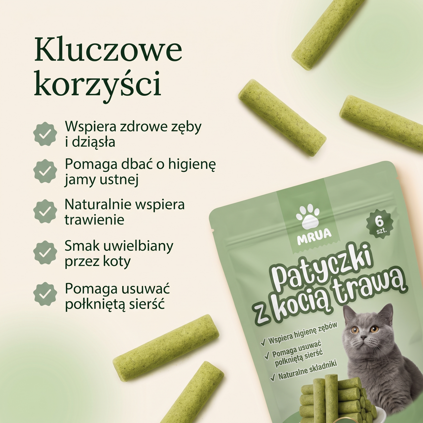 Patyczki z kocią trawą