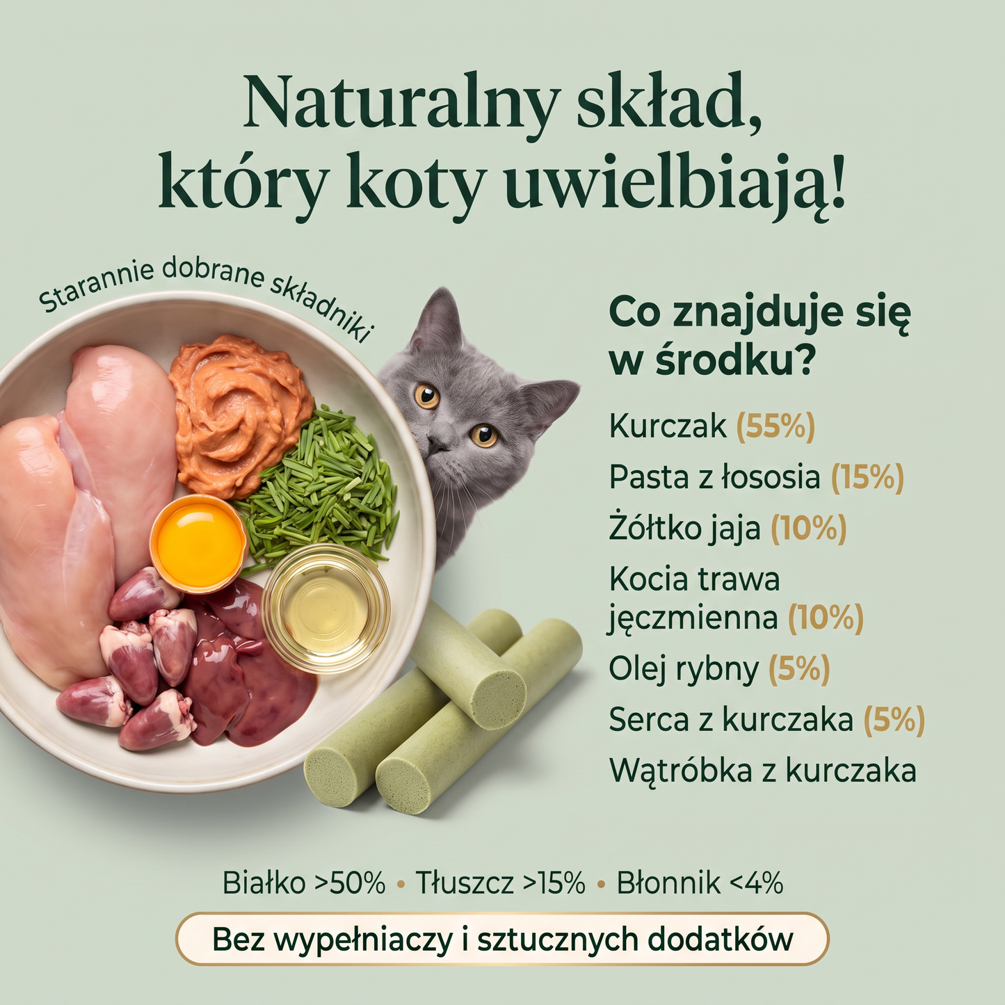 Patyczki z kocią trawą